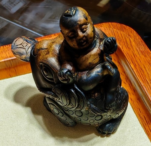 A0165 啞光 招財童子金蟬